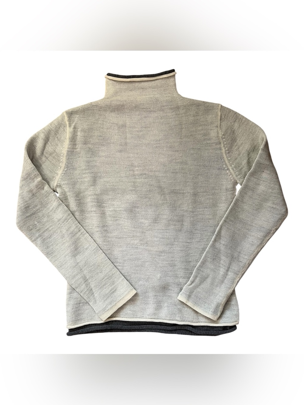 Loft Design By Paris 100% wool double layered turtleneck sweater